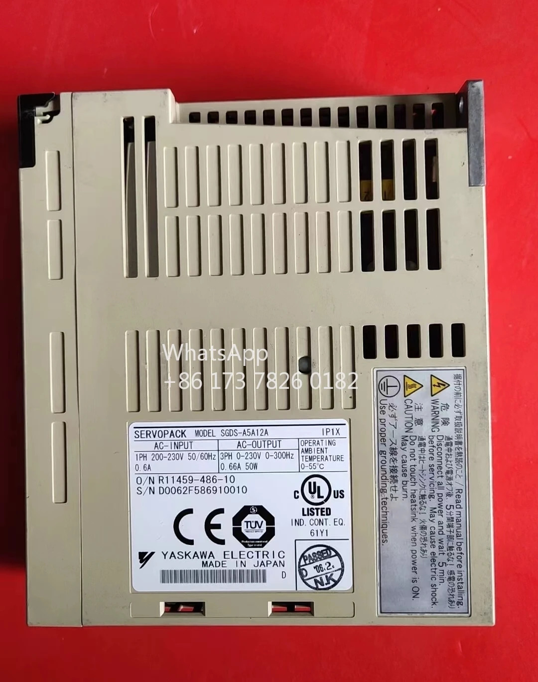 SGDS-A5A12A 리퍼 서보 드라이브 50W 기능 OK