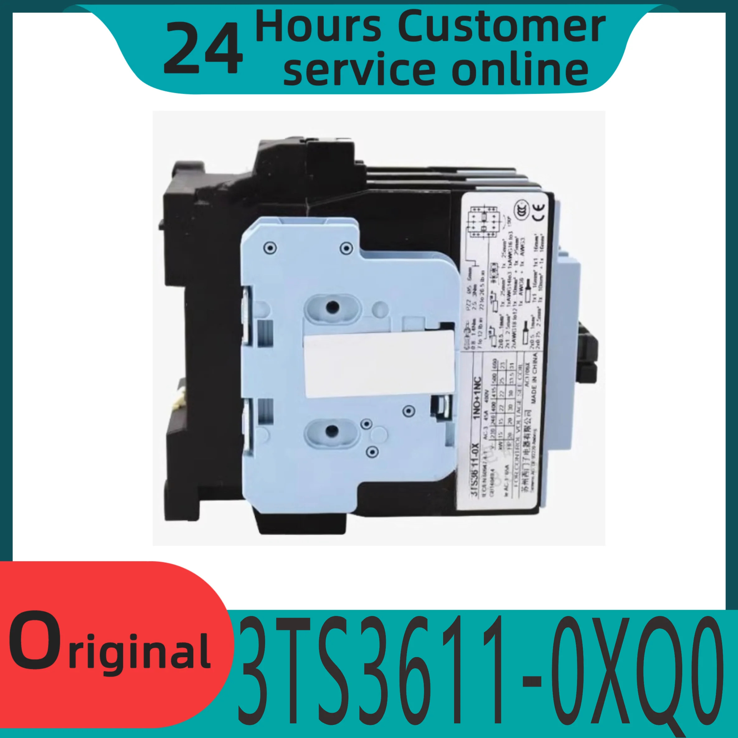 원본 3TS36 AC 접촉기 3TS3611-0XQ0 380V F0 110V B0 24V