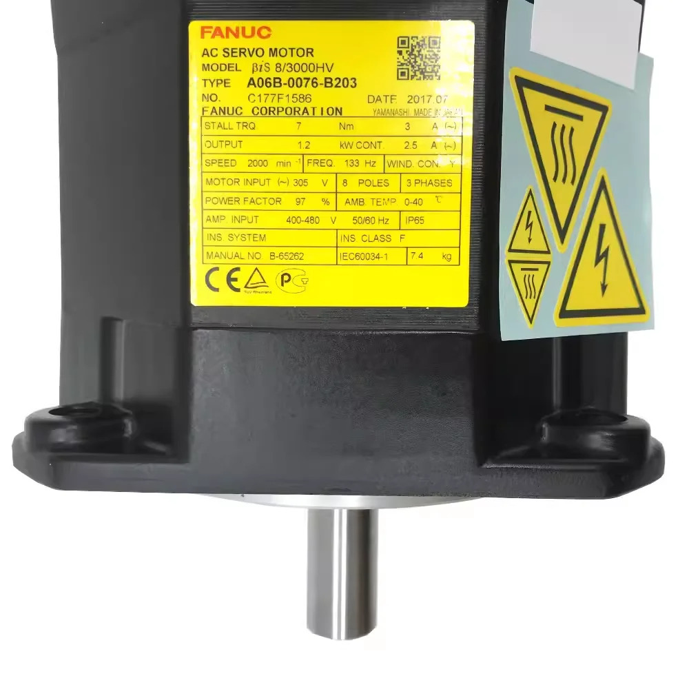 A06B-0076-B203 Fanuc 서보모터 Ok A06B 0076 B203 리퍼 완료