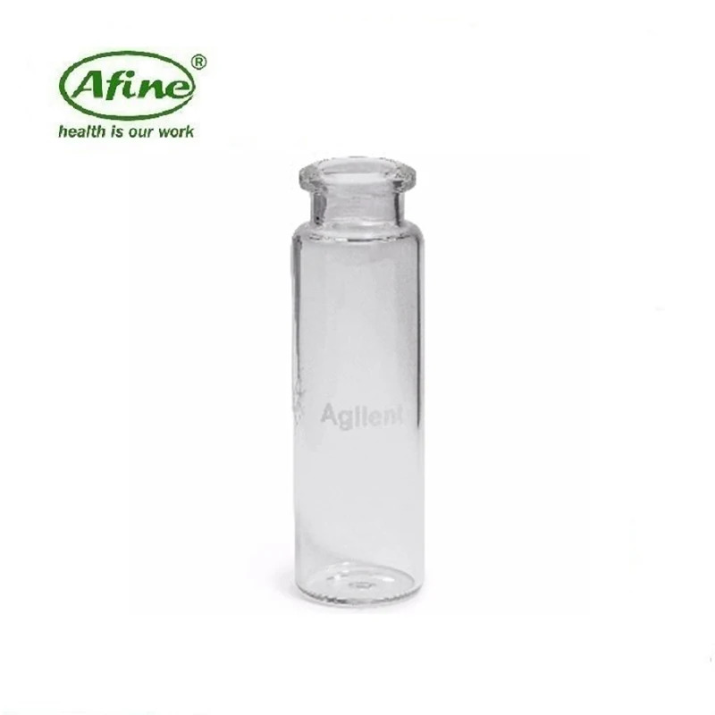 AFINE Agilent 헤드스페이스 바이알 캡 5182-0837 인증 크림프 클리어 평평바닥 20 mL 크기 22.75x75mm