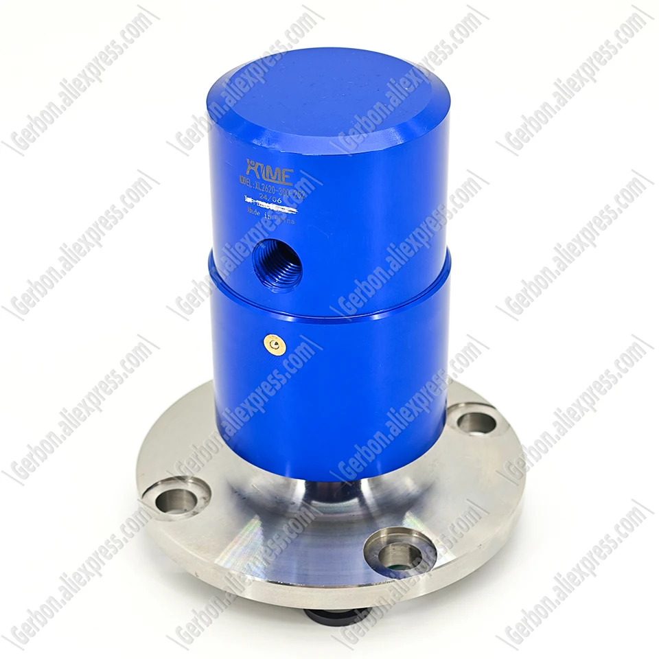 DEUBLIN 오일 로터리 유니온 고속 2 채널 108 mm 플랜지 1/4 인치 NPT 2620-300-252 교체
