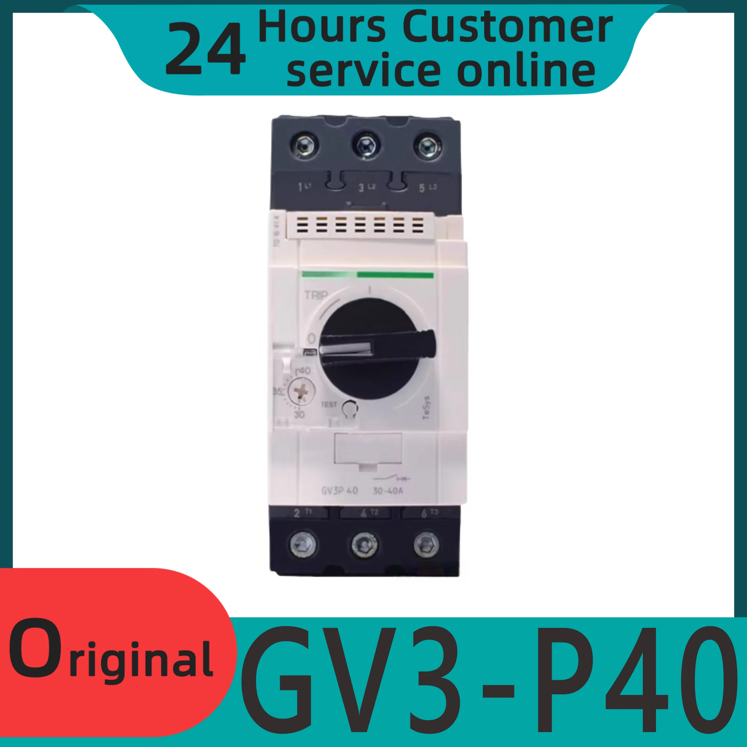 오리지널 모터 회로차단기 GV3-P40 GV3P40 30-40A