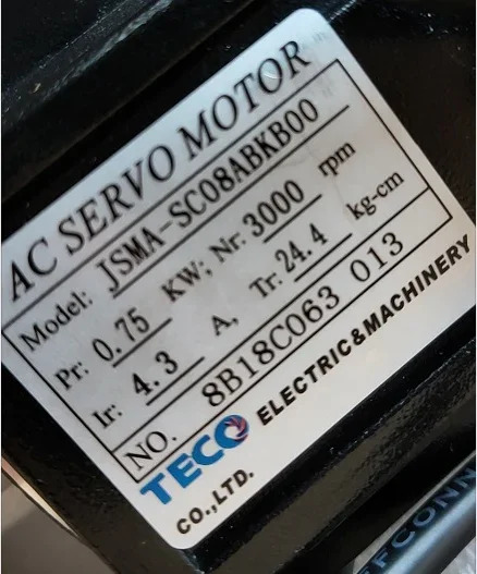 테코 브레이크 AC 서보모터 JSMA-SC08ABKB00 JSDEP 20A 750W