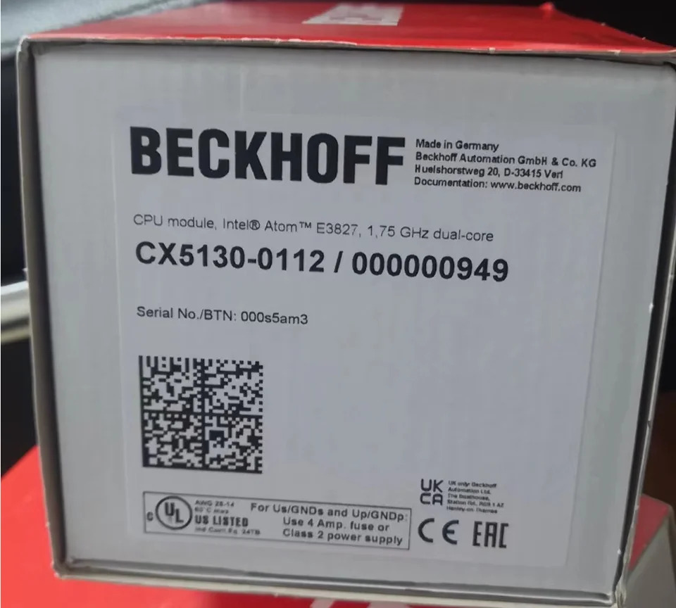 독일 베크호프 모듈 CPU 컨트롤러 CX5130-0112 포장을 CX2100-0004