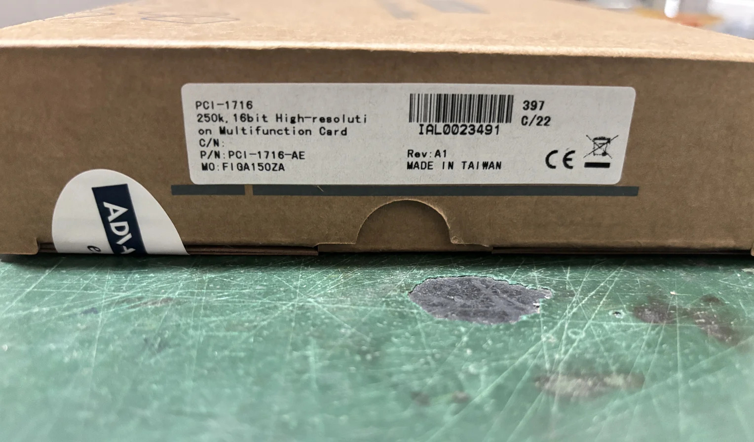Advantech PCI-1716-AE 카드 16채널 아날로그 입력 고해상도 데이터 수집