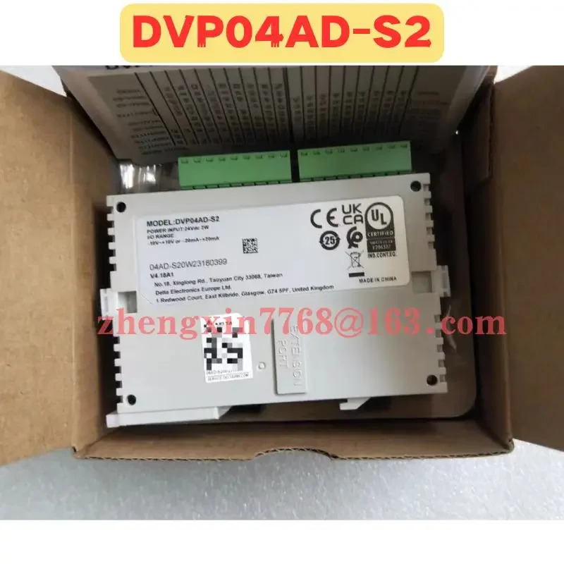 오리지널 DVP04AD-S2 DVP04AD S2 PLC 모듈 신