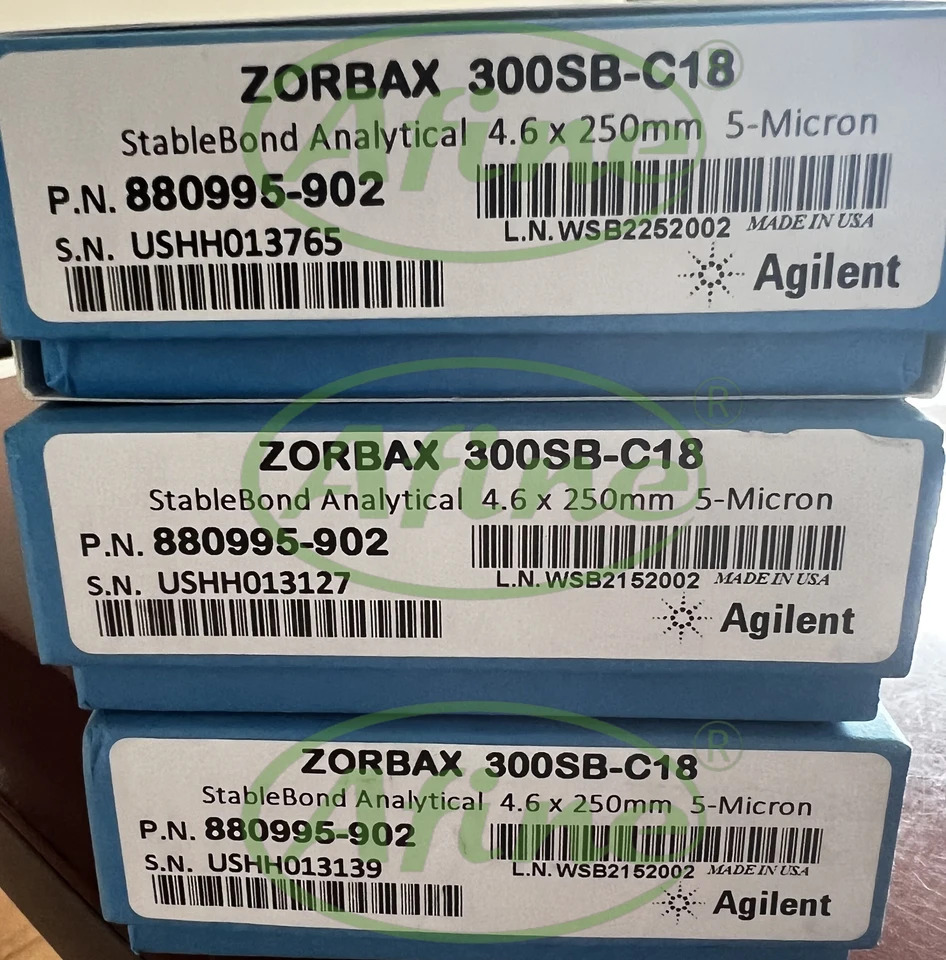 AFINE Agilent 880995-902 ZORBAX 안300 C18 4.6x250mm 5 m. 완전 다공성 역상 hp호환LC 럼