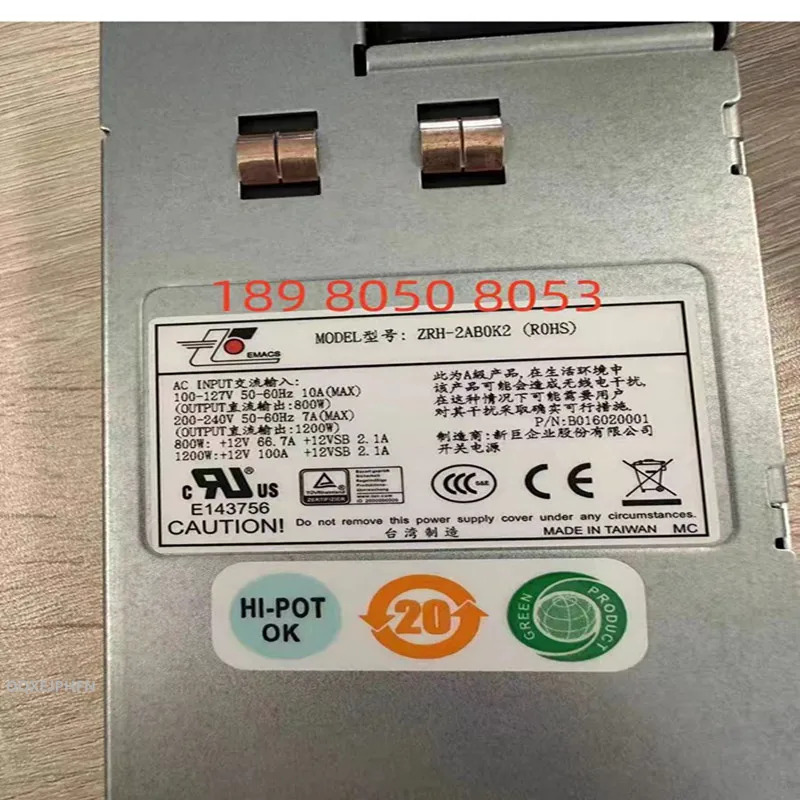 EMACS 11 1200W 전원공급장치 MRZ-5AB0K2V ZRH-2AB0K2새 원본
