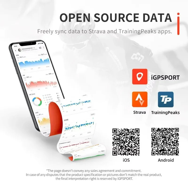 IGPSPORT iGS630 GPS 자전거 컴퓨터 사이클링 무선 속도계 케이던스 속도 센서 SR30 라이트 HR40 심박수