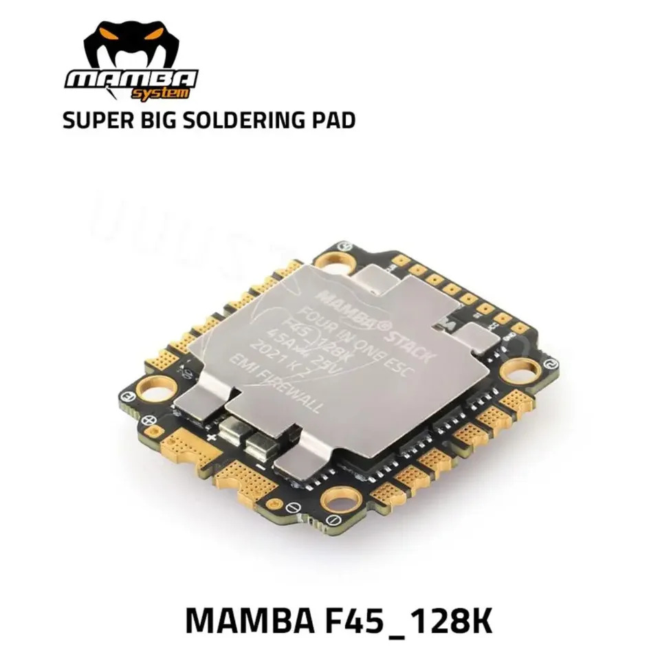 DIATONE MAMBA RC FPV 레이싱전속도 컨트롤러 F45128K BL32 4IN1 45A ESC 6S Dshot1200