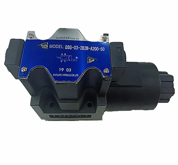 DSG-03-2B2-DL/LW-AC220/110/DC24/12 2위치 4방향 고압 유압 솔레노이드 방향 밸브
