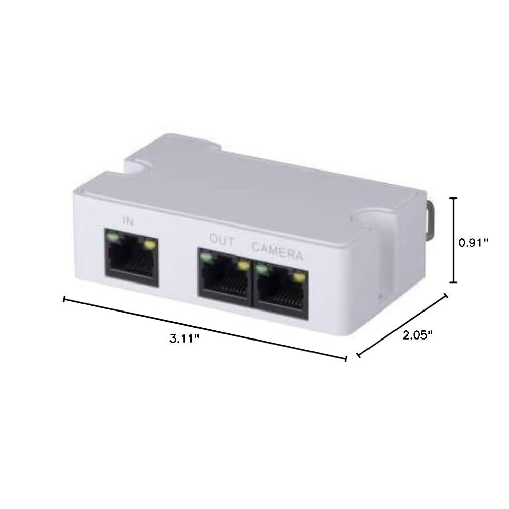 EmpireTech PoE 익스텐더 미니 패시브 2 케이블 통해 2개(IP 포트 전원 PFT1300을 스플리터, 이더넷 장치 POE 카메라) Cat5/6 하나의 스위치, 공급 - 상세 이미지 3