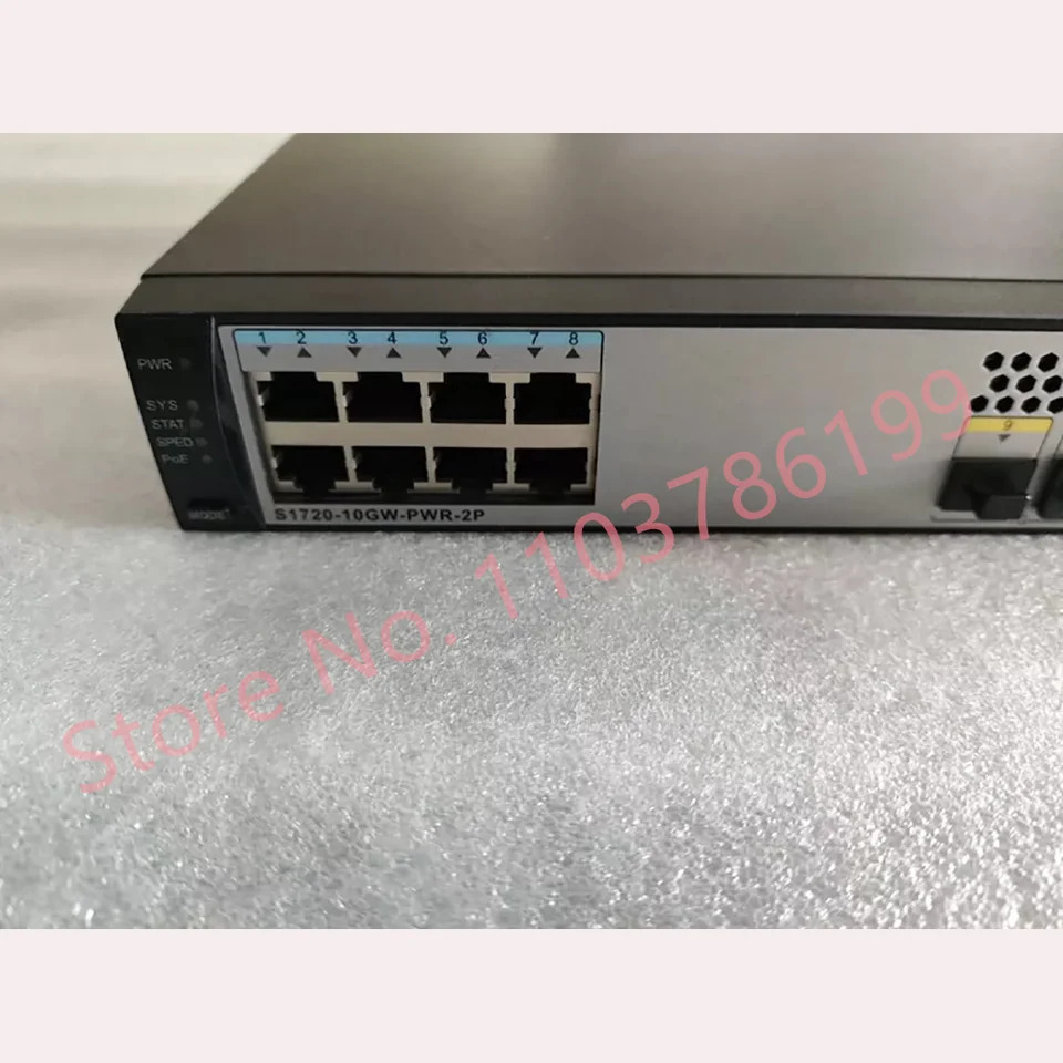 화웨이호환기가비트 POE 전원공급장치 2 SFP 네트워크 스위치 S1720-10GW-PWR-2P 8 포트