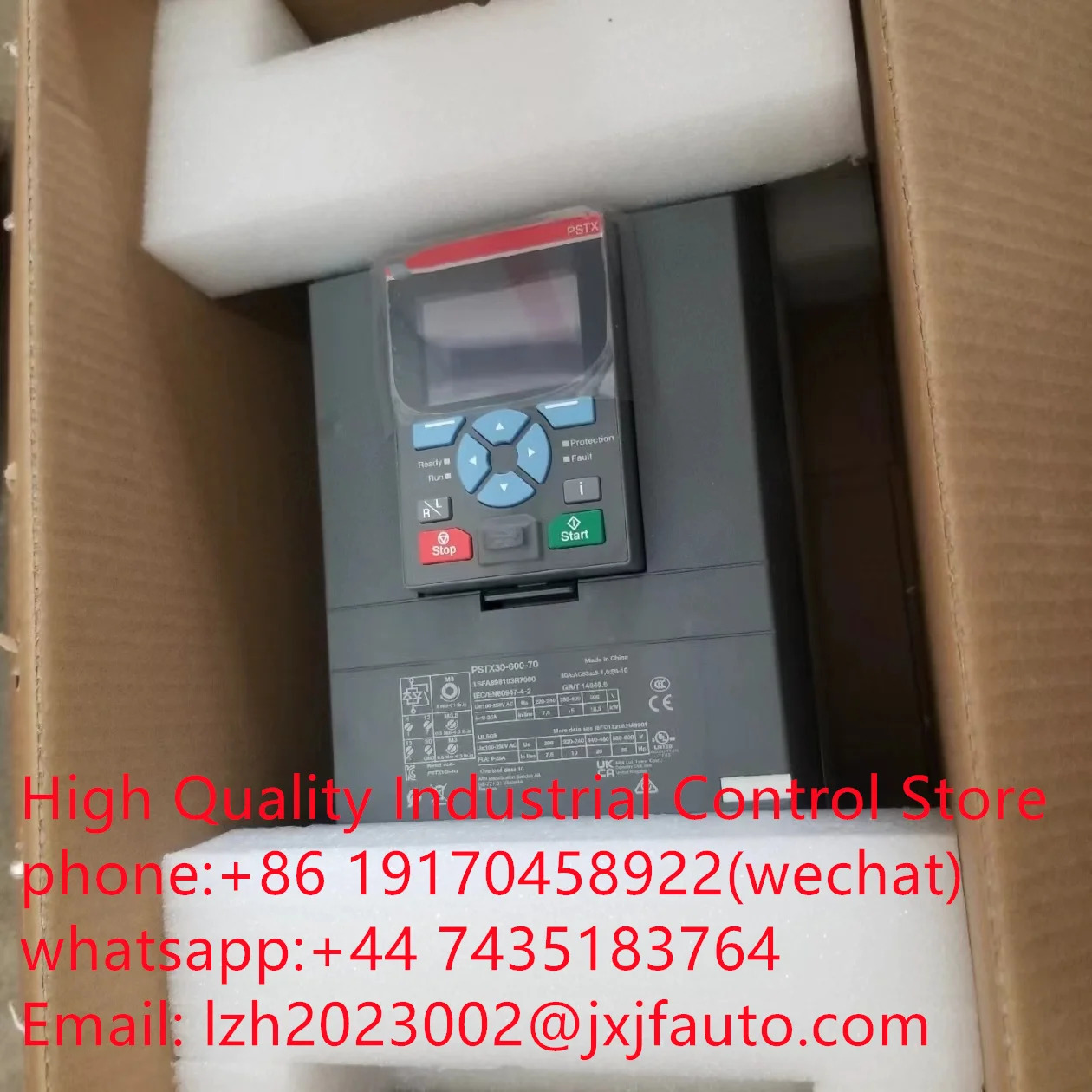 PSTX 시리즈 소프트 스타터 PSTX105-600-70 납품 1SFA898109R7000
