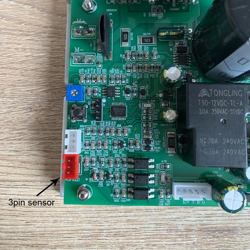PCB-ZYXK9-1012-V1.3 3핀 센서 커넥터 트레드밀마더보드 제어 카드 신