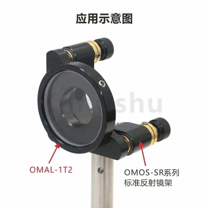 OMAL 시리즈 25.4mm 외부 원형 어댑터 상단 나사로 고정 1인치
