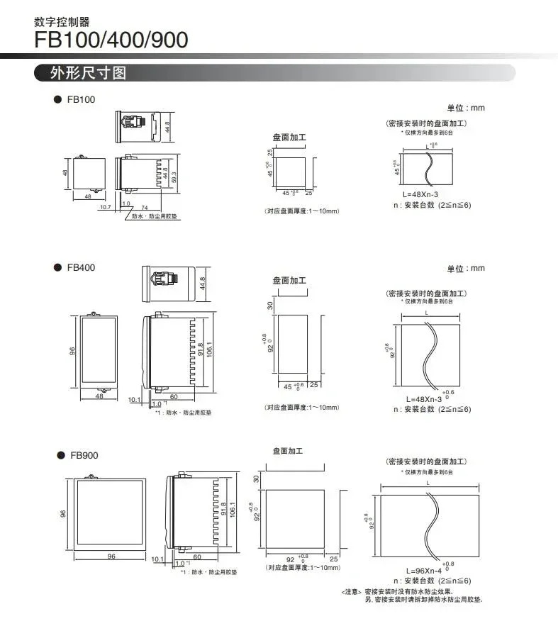 FB900FB400/FB900-8N-4 x 4NNN/A1-F801 압력 게이지