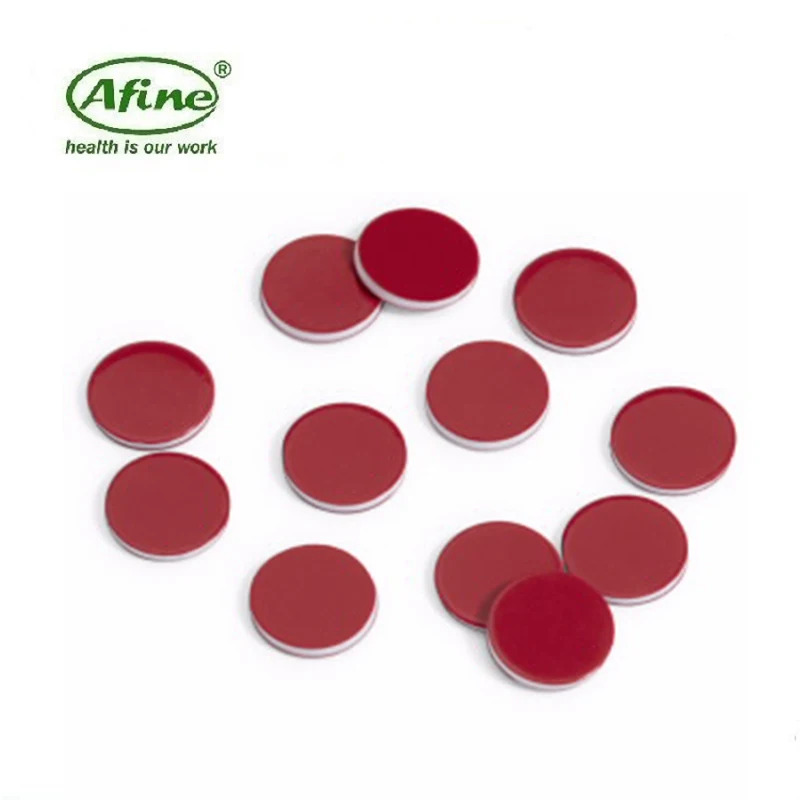 AFINE Agilent 5182-0729 셉타 스크류 탑 캡인증 PTFE/화이트 실리콘/레드 PTFE 100/pk 9mm2ml