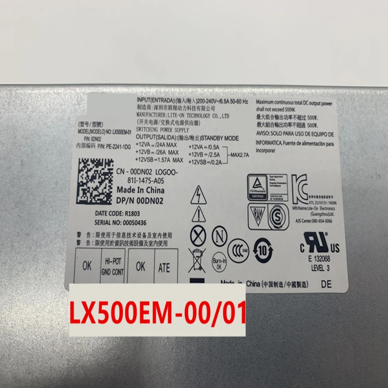 델 3620 3670 3967 3980 3020 7020 9020 8 핀 500W 전원공급장치 LX500EM-01 H500EGM호환-00 HU365EM-00 L290AM-00 P