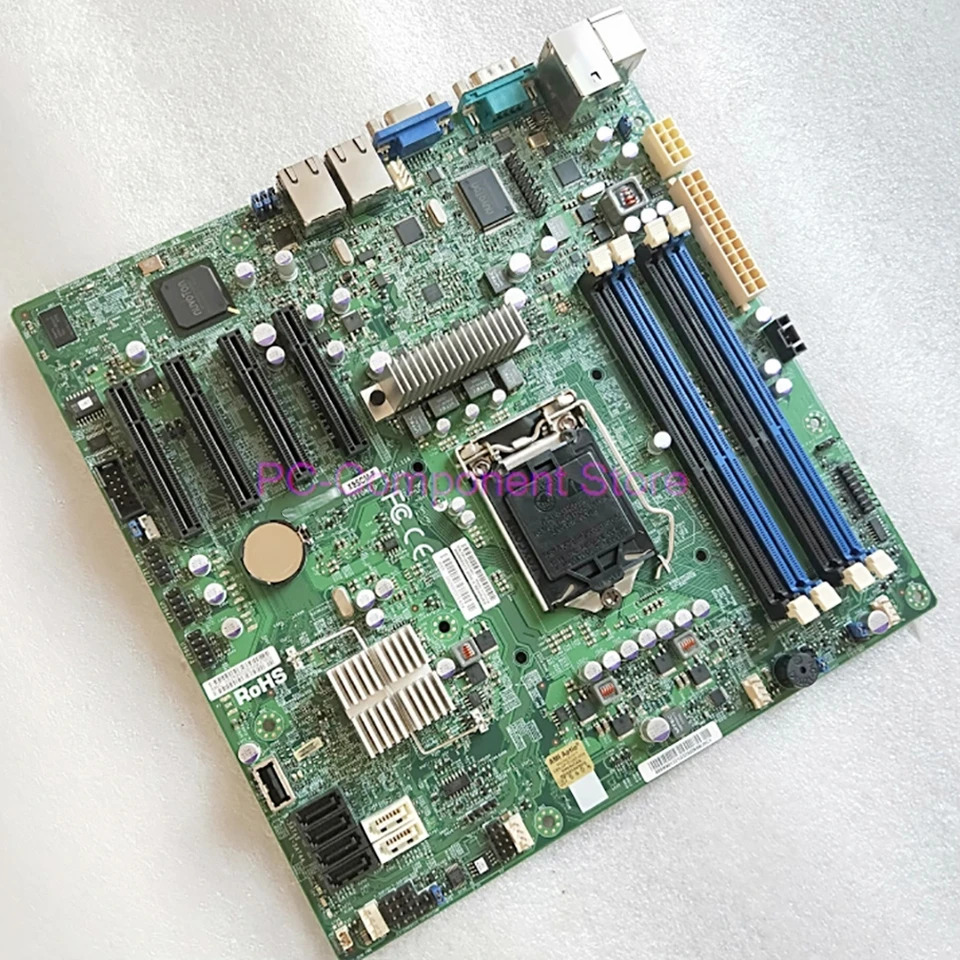 Supermicro 서버 워크스테이션 마더보드X9SCM-F 단일 소켓 H2 LGA1155는 E3-1200 V2 시리즈를 지원