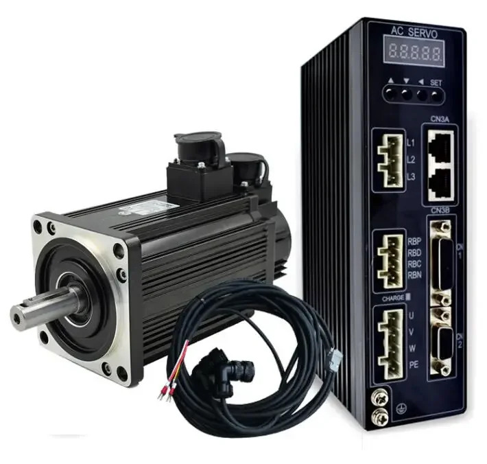 SZGH 서보모터 지지대 MODBUS 이더캣 CANopen 2kw 7.7NM 23 비트 절대 인코더 AC 모터 드라이버Ac