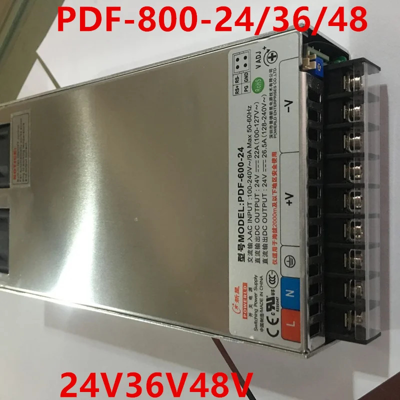 POWERLD 24V36V48V 800W PDF-800-24 PDF-800-36 PDF-800-48 새 전원공급장치