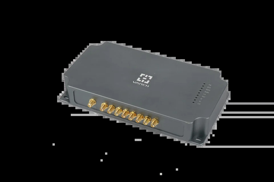 리눅스 8 안테나 포트 UHF RFID 리더 RS232 RJ45 TCP/IP 통신