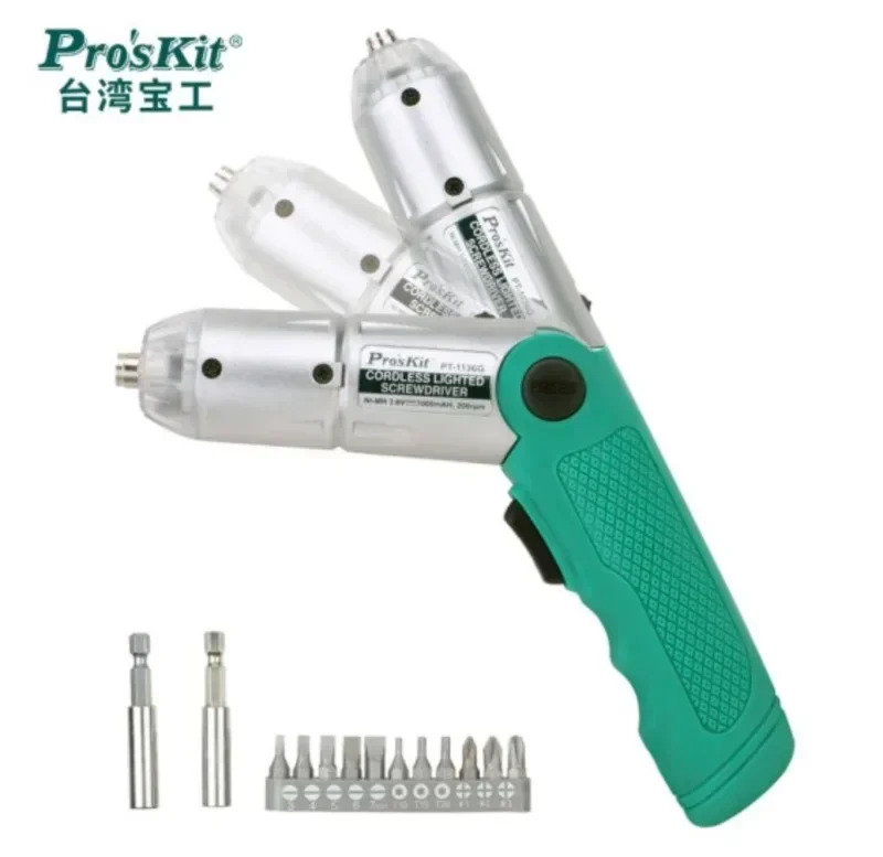 PT-1136G 전기 스크루 드라이버 드릴 3.6V 800mAh