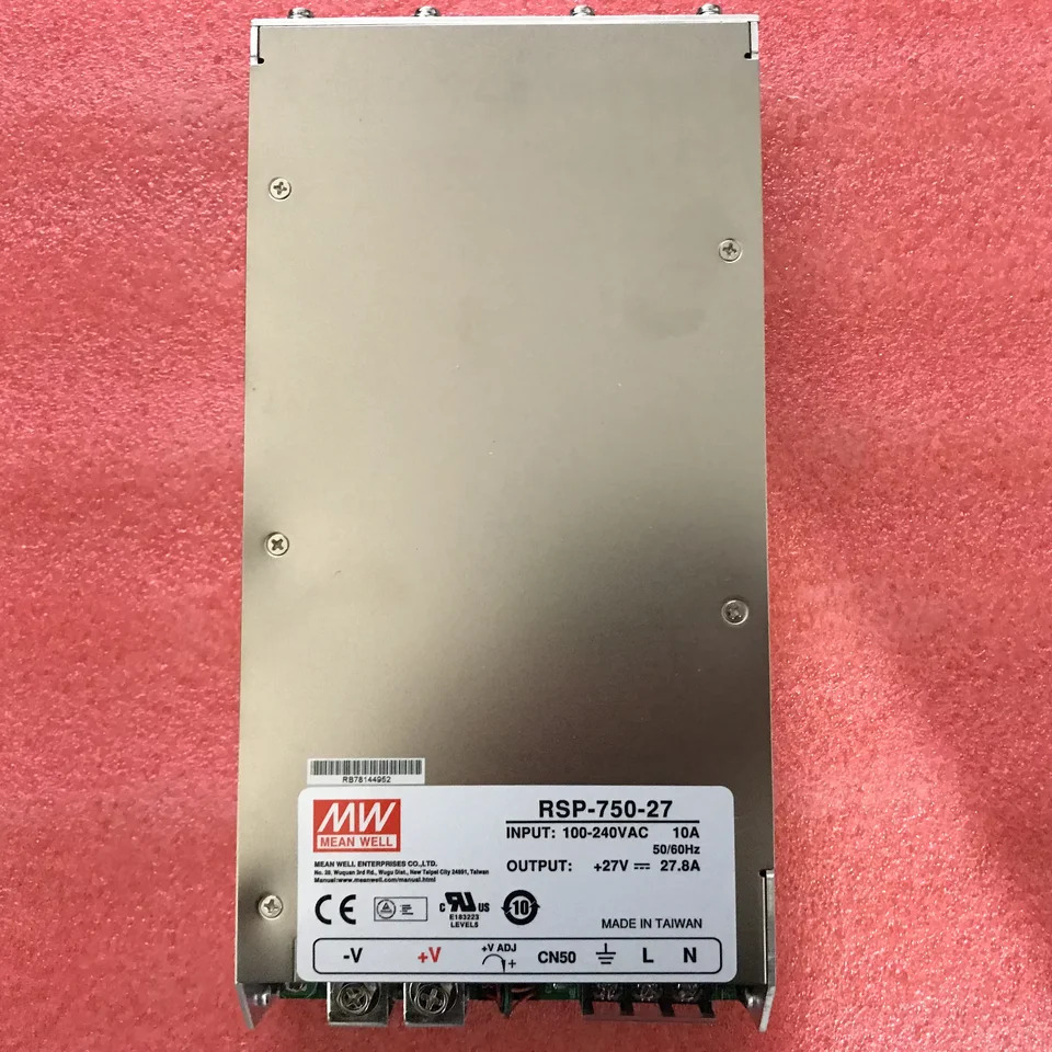 대만 Mingwei 초박형 조절식 전원공급장치 RSP-750-24 750W 24V 31.3A 신