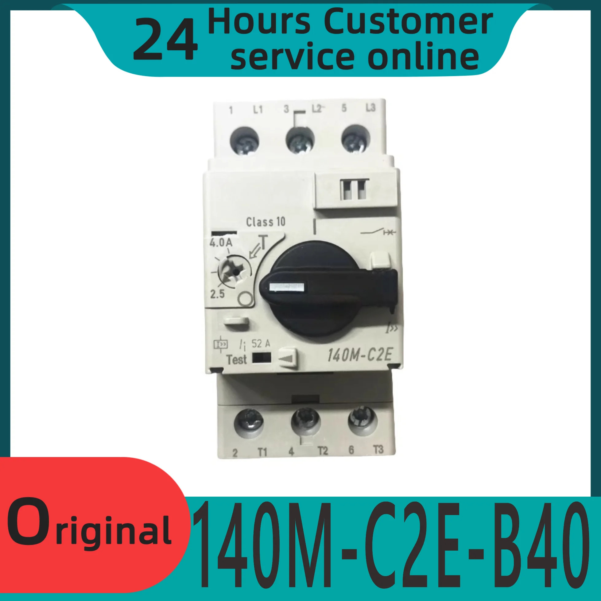 오리지널 모터 보호기 140M-C2E-B40 2.5-4A
