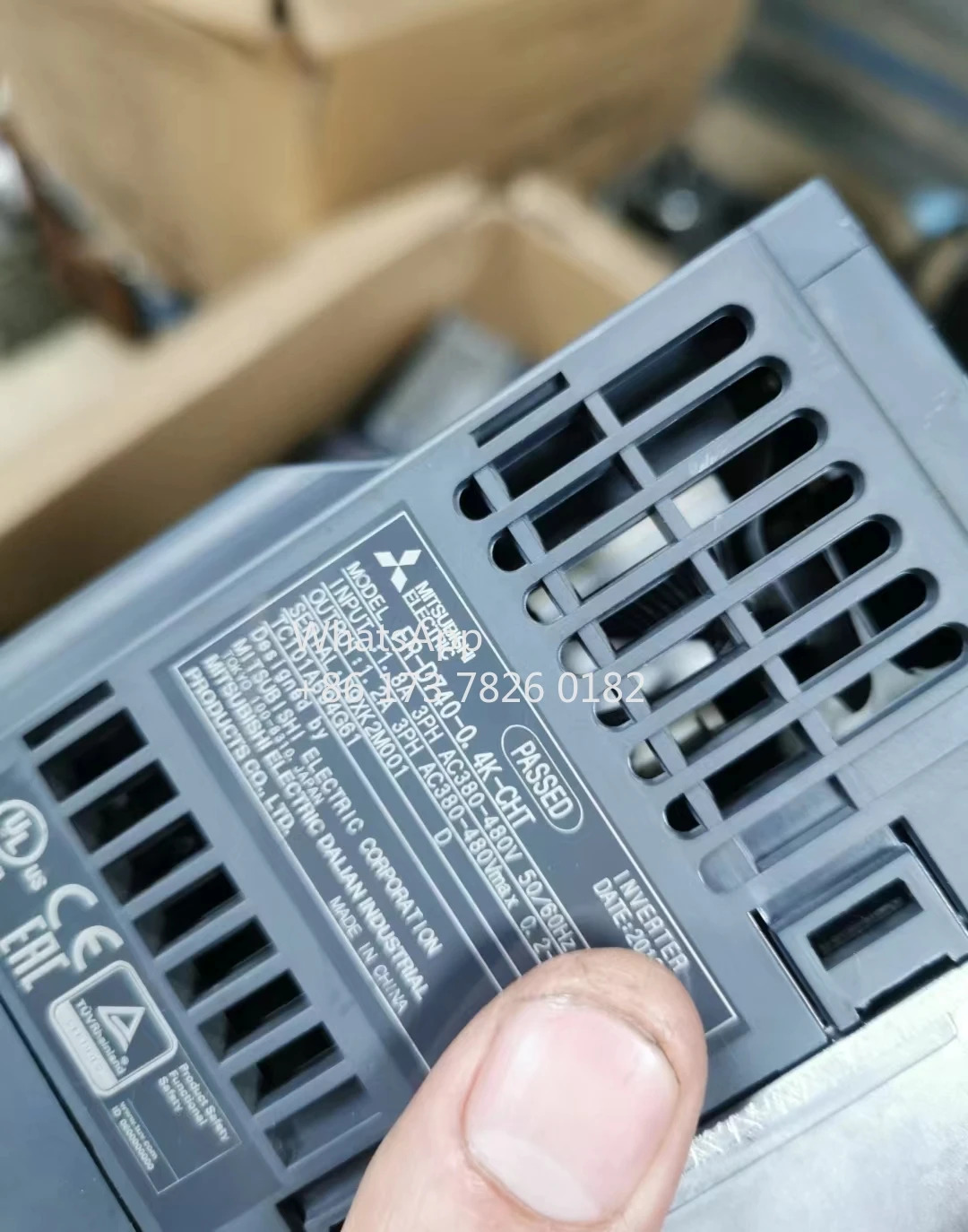 FR-0740-0.4K-CHT 리퍼된 인버터 0.4Kw 380V 리퍼 기능 OK