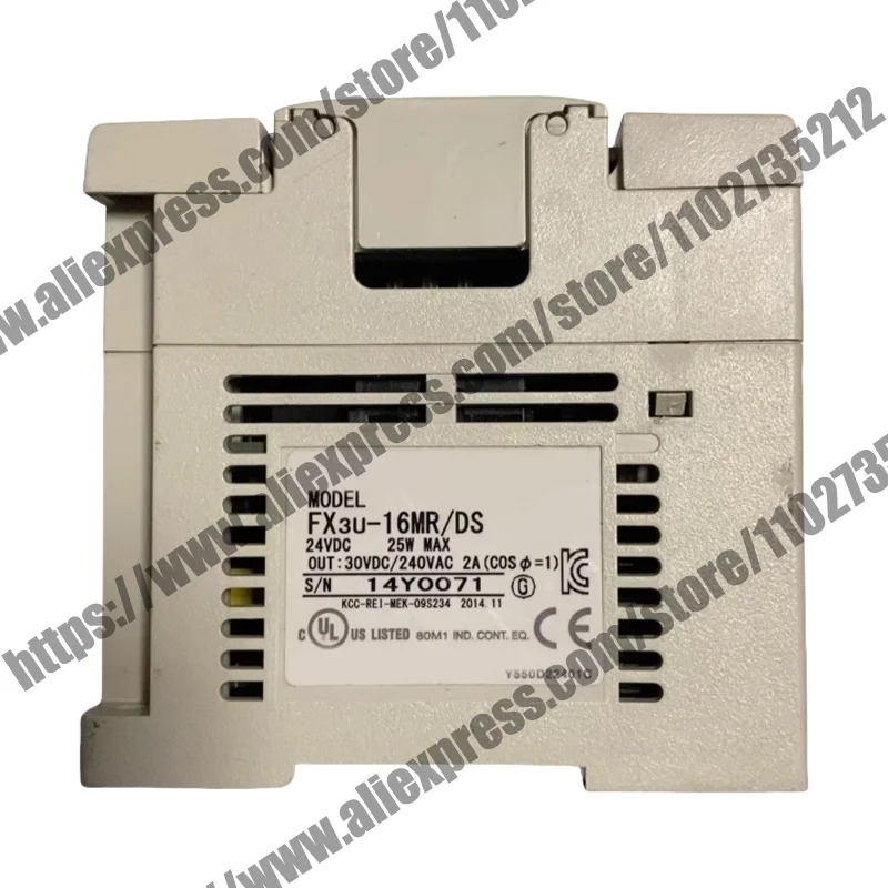 오리지널 FX3U-16MR-DS FX3U-16MT-ES-A PLC 프로그래밍 컨트롤러