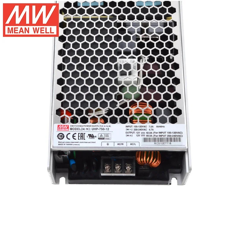 대만 Mingwei 스위칭 전원공급장치 Uhp호환-750 PFC 기능 RSP 12V 24V 36V 48V 750W 55V