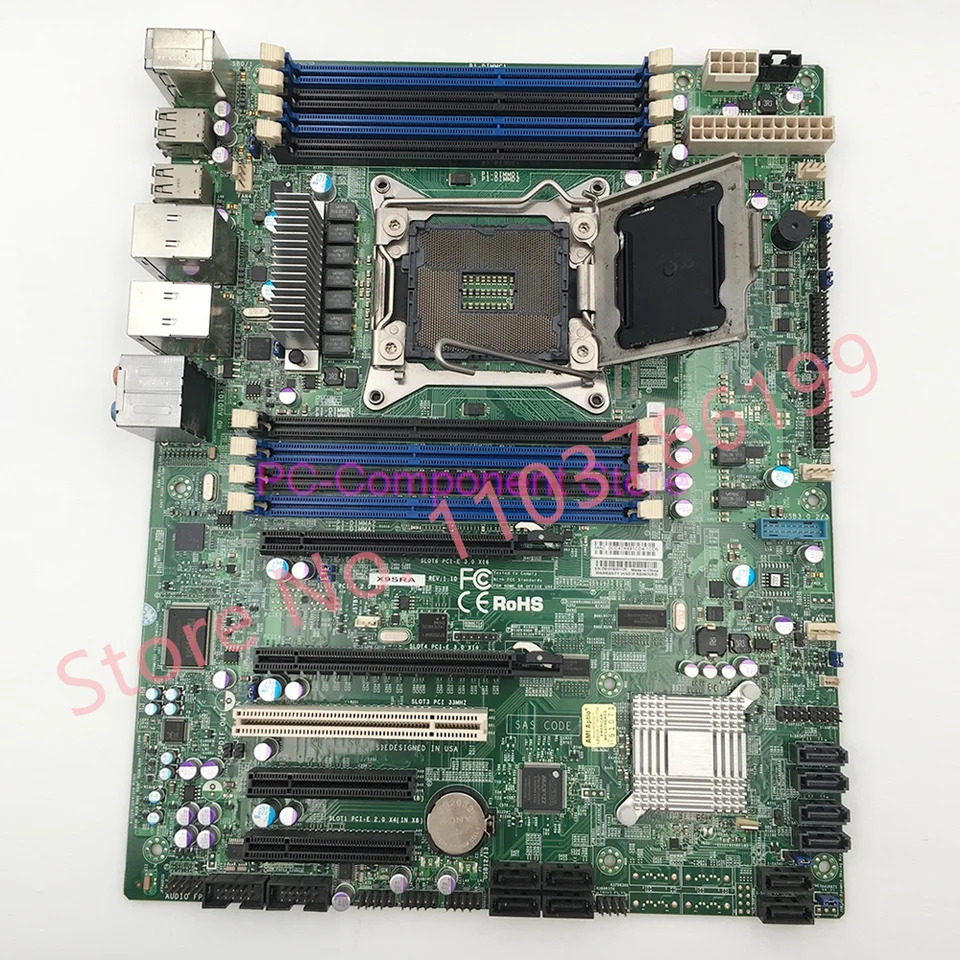 슈퍼마이크로 마더보드X9SRA LGA2011 E5-2600/1600 V1/V2 패밀리 2 세대 3 코어 i7 시리즈 ECC DDR3