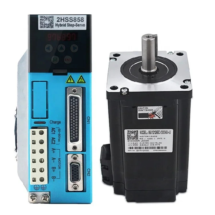 하이브리드 루프 스텝퍼 서보모터 드라이버 타각기 액세서리86J126EC-1000-60 3HSS2208H-86 3상220V