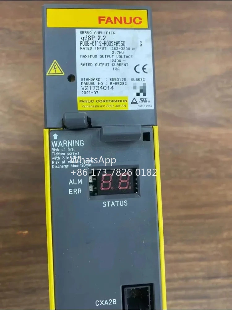 A06B-6112-H002 리퍼 드라이브 작동 기능 OK