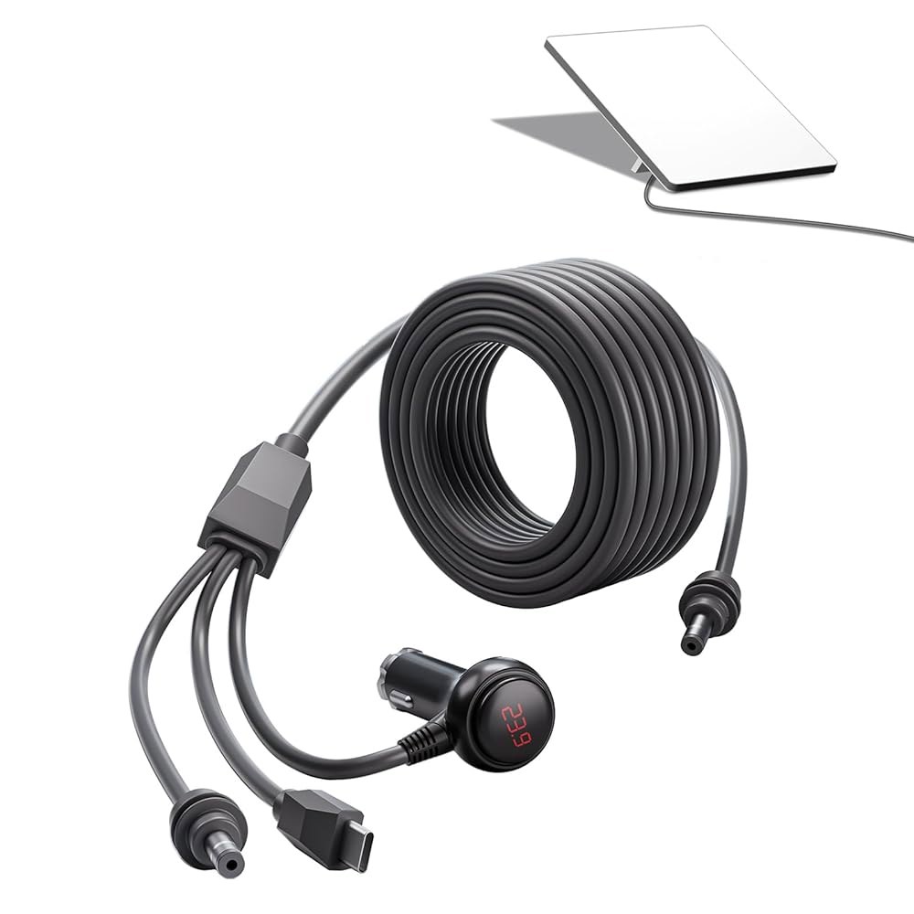 Starlink Mini Power Cable 3-in-1 Voltage DC for 100W+ to Switch Cable, Supports & Mini, 10FT/3M PD - 상품 이미지