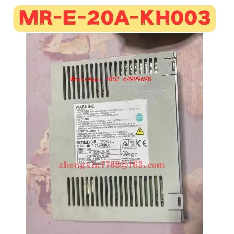 리퍼 서보 드라이브 MR-E-20A-KH003 MR E 20A KH003 정상 기능 완료