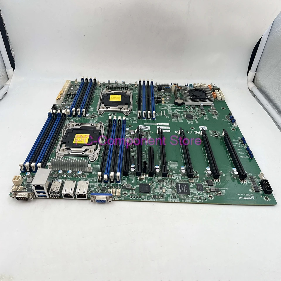 슈퍼마이크로 워크스테이션마더보드 E5-2600 V4/V3 패밀리 프로세서 4 PCI-E 3.0x16 LGA2011 DDR4 X10DRG-Q