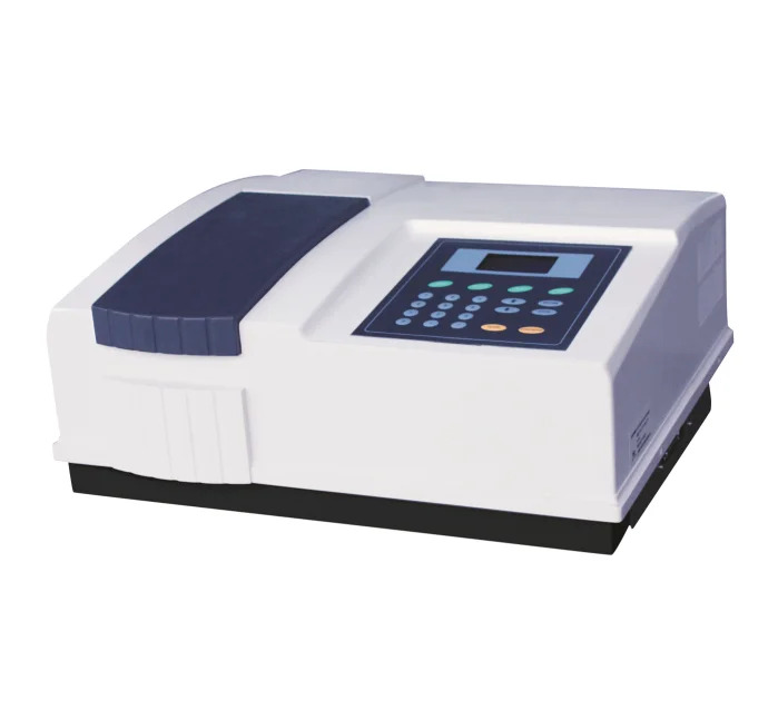 LCD 디스플레이 190-1100 Nm 더블 빔 UV/Vis 분광 광도계 과학 연구용