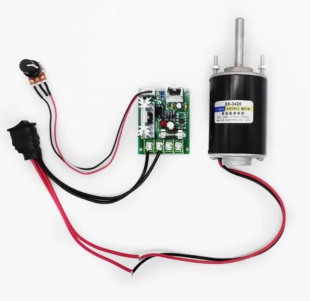 XINXIE DC 모터 속도 레귤레이터 12V24V 컨트롤러 정방향 역방향 이제어 가변 소형 PWM 드라이버
