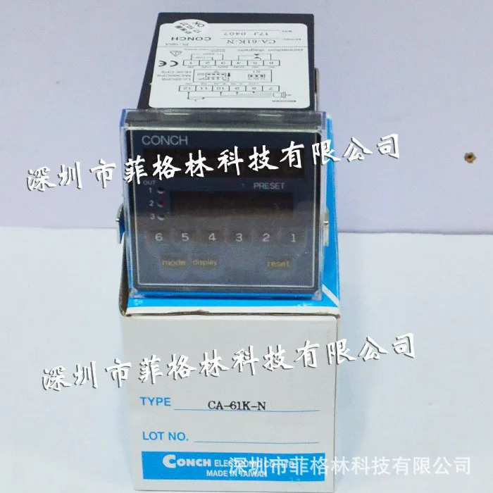 실물 CA-61K-N RS232 CA-62K-N 대만 Qisheng CONCH 카운터 교섭