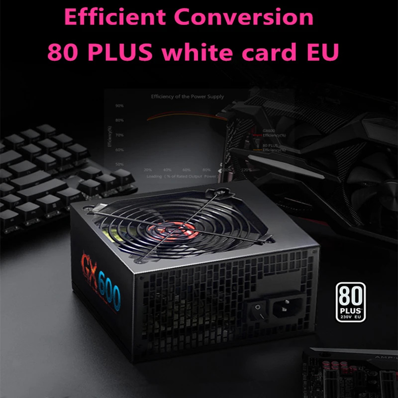 헌트키 도살 라인PSU 넓은 무소음 600W 전원공급장치 GX600 신