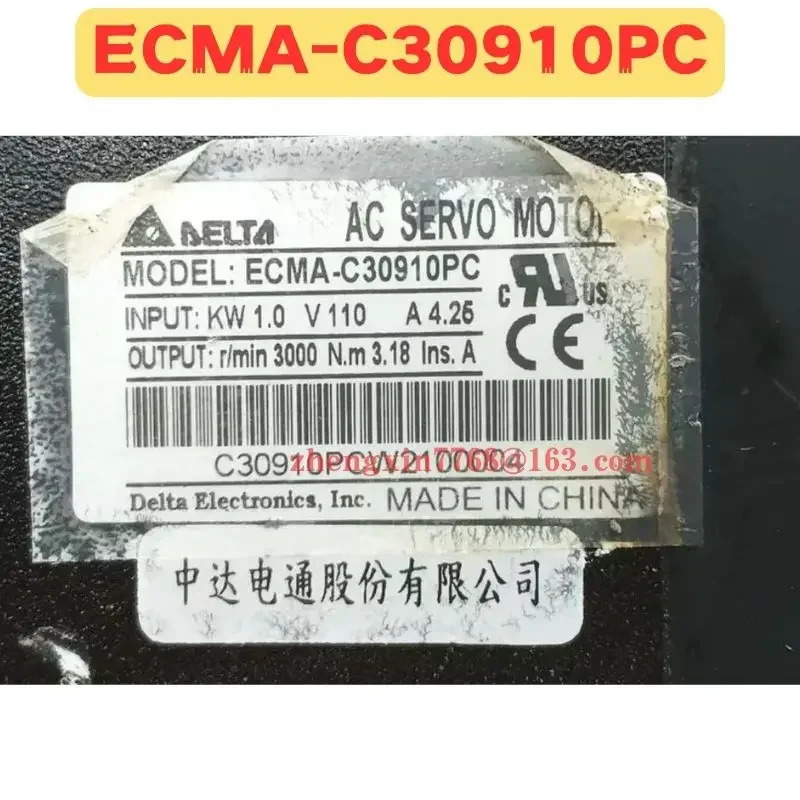 리퍼 서보모터 ECMA-C30910PC ECMA C30910PC 정상 기능 완료