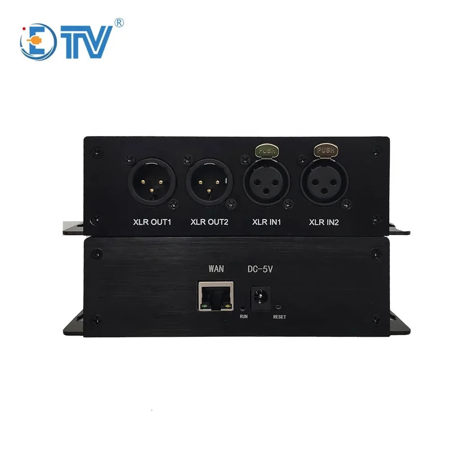 ETV 단테 오디오 인코더 디코더 XLR 코덱