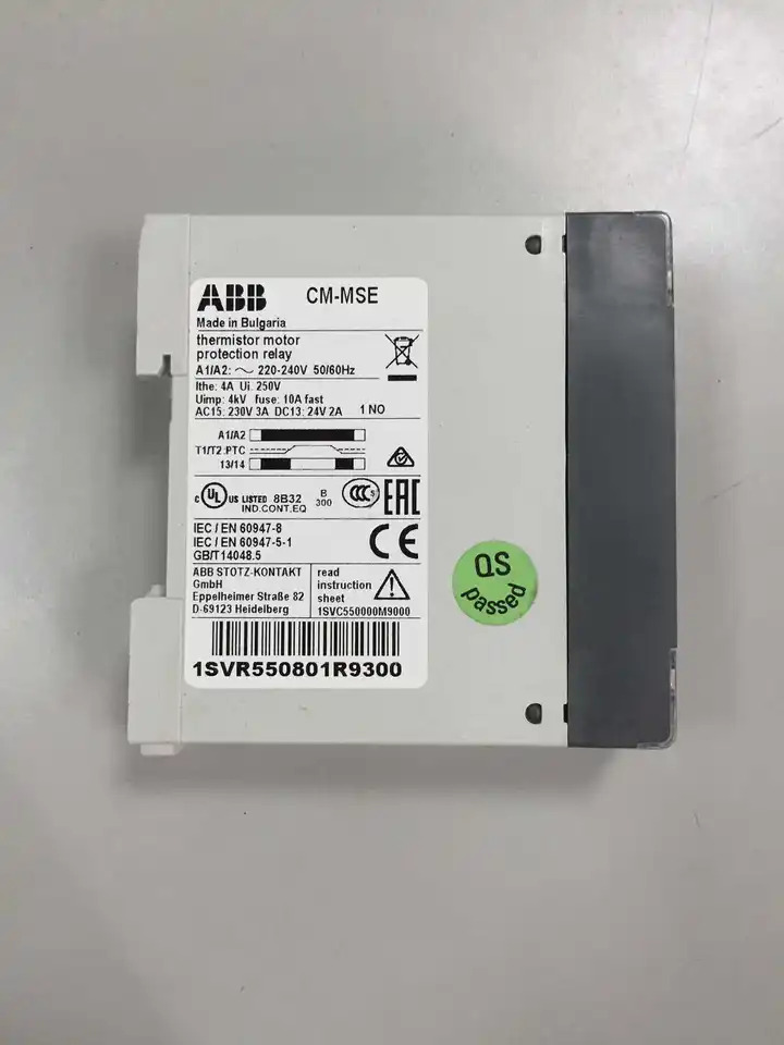 오리지널 ABB 서미스터 보호 릴레이 CM-MSE 220-240VAC 1SVR550801R9300