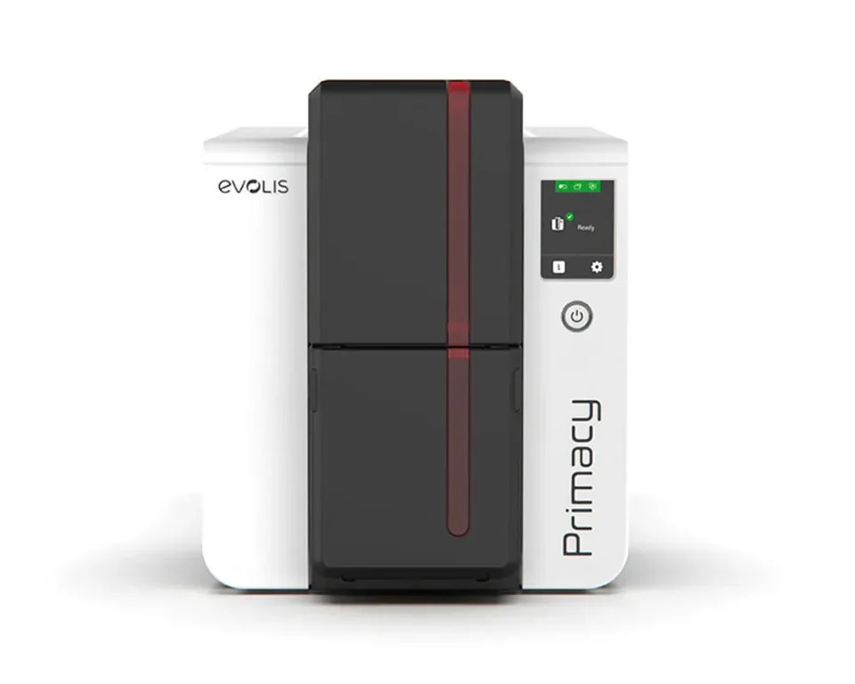 양면 플라스틱 PVC 신분증 프린터 단면 카드 Evolis Primacy 2 신