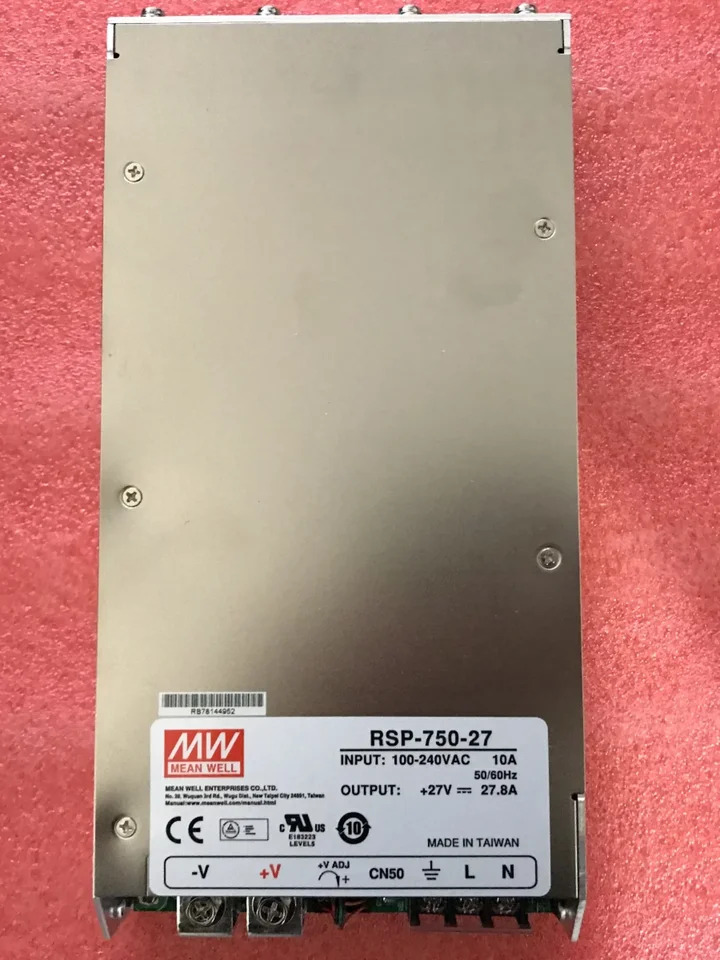 대만 Mingwei PFC 스위칭 전원공급장치 RSP-750-24 원 보상 750W 24V 31.3A