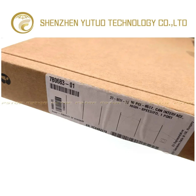 NI PCI-8512 단일 포트 고속 NI-XNET CAN 인터페이스 780683-01