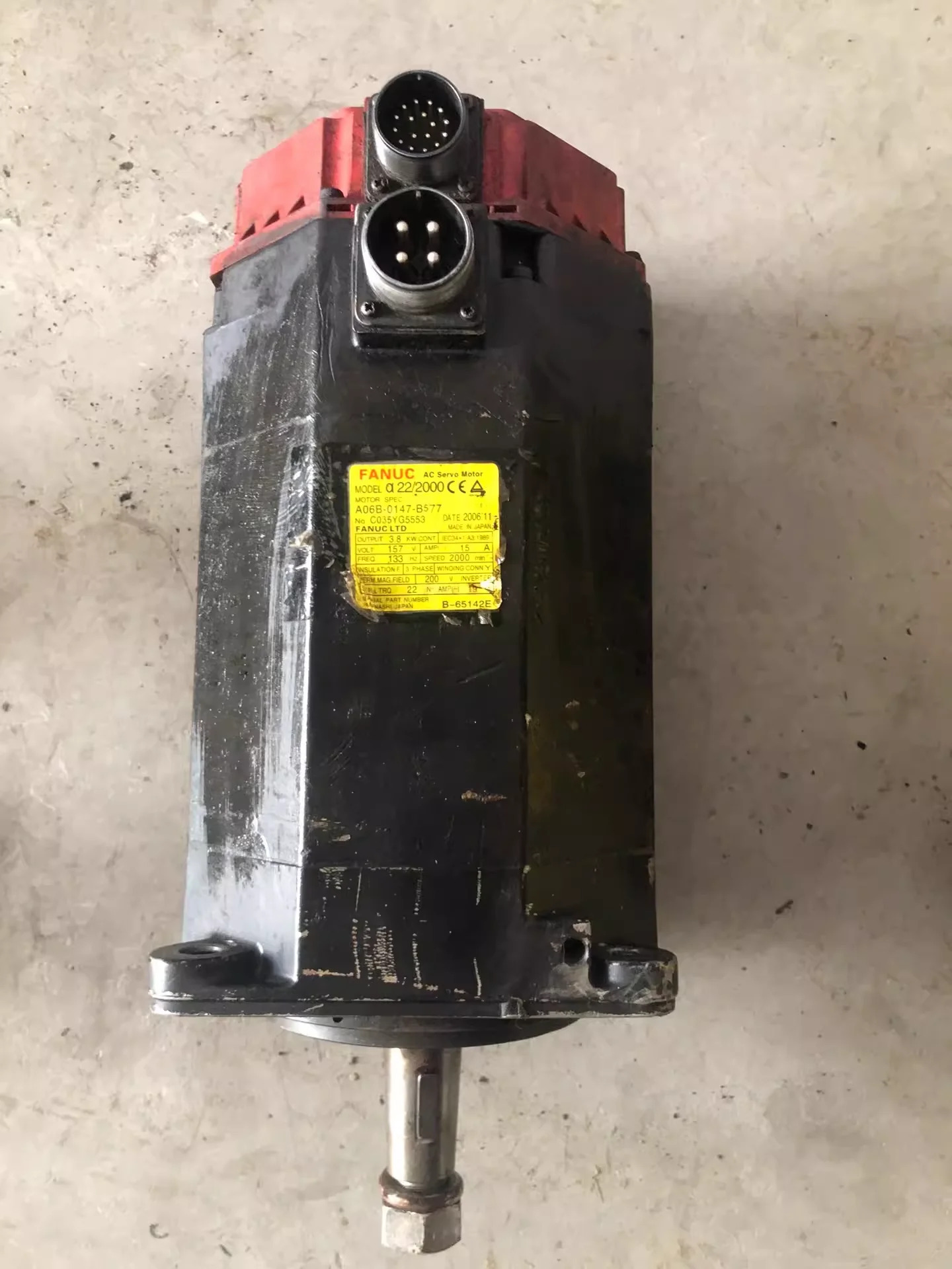 A06B-0147-B577 Fanuc 서보모터 리퍼 완료 A06B0147B577